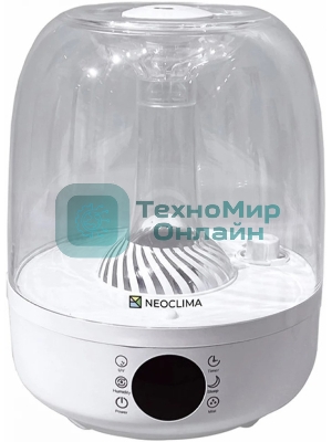 Увлажнитель воздуха Neoclima NHL-4W белый, 30 м², 4 л
