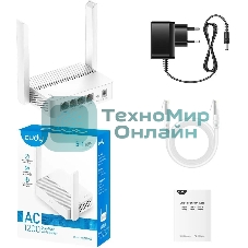 Роутер беспроводной Cudy WR1200E AC1200 10/100BASE-TX