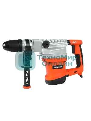 Перфоратор PATRIOT RH 450. 1300Вт, 10Дж, 1350-2750уд/мин, 235-500об/мин.