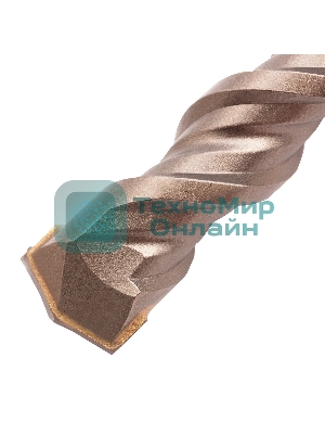 Бур по бетону Denzel двойная спираль, Cobalt W-tip, 20x310 мм, SDS PLUS