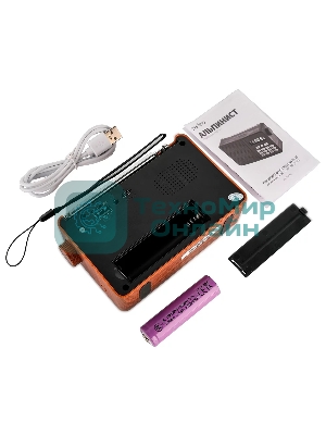 Радиоприемник PERFEO (PF_D0573) ALPINIST, коричневый