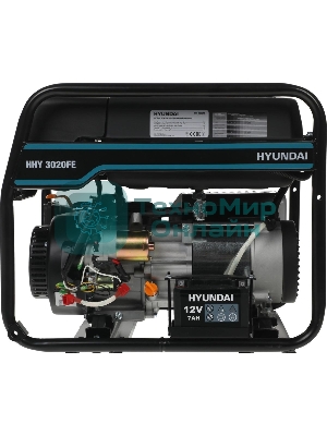 Электрогенератор бензиновый Hyundai HHY 3020FE, 3.1 кВт, 69 дБ, 49 кг