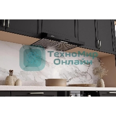 Вытяжка подвесная Elikor Eco ONE 50 BK чёрный, 50 см, 400 м³/ч, 51 дБ
