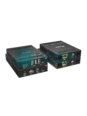 Удлинитель сигнала Infobit iTrans UC-Hub UC/KVM 4K60 USB-C через HDBase T3.0