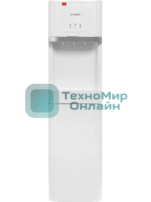 Кулер для воды Hyundai H-WD3406E, верхняя загрузка, нагрев 95 °С, охлаждение 10 °С, белый