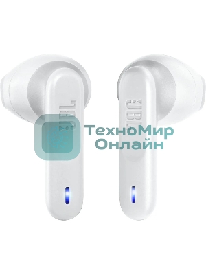 Наушники TWS JBL Wave Flex белый, вкладыши, Bluetooth, быстрая зарядка, до 8 ч