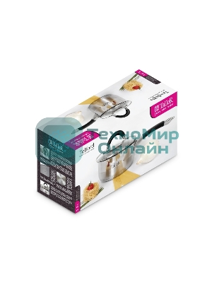 Ковш TalleR TR-17191 с крышкой, 16х8 см (1.5 л).