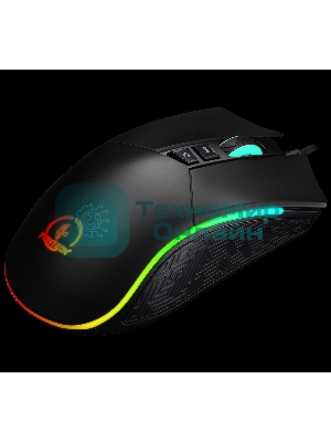 Мышь проводная Jet.A Panteon PS80 черный, 5000 dpi, USB, кнопки - 9