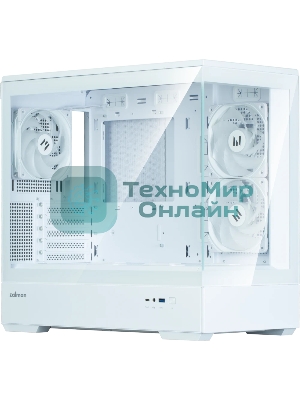 Компьютерный корпус ZALMAN P30 V2, MATX, белый, WINDOW, 2x3.5