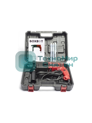 Перфоратор Boxbot RH-500, 500 Вт, 1.7 Дж, кейс, буры в комплекте