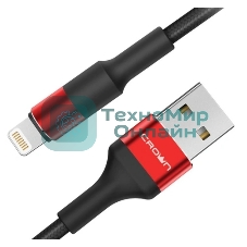 Кабель Crown USB - Lightning CMCU-007L red
