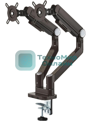 Кронштейн для мониторов Ultramounts UM733BR черный/коричневый 17