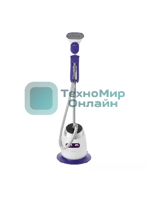 Отпариватель Kitfort КТ-990 белый/фиолетовый, 1580 Вт, 38 г/мин, 1400 мл