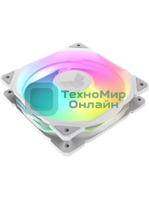 Вентилятор в корпус ASUS TUF GAMING TR120 FAN ARGB REVERSE WHITE белый, 120x120x28 мм, 2000 об/мин, 29 дБ, 4 pin