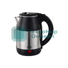 Чайник электрический Homestar HS-1034 1.8 л, нержавейка, черный (12)