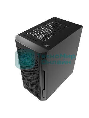 Компьютерный корпус Powercase Mistral Micro Z2B SI, Non Window, Mesh, 2x 120мм fan, черный, mATX (CMIMZB-F2SI)