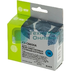 Картридж струйный Cactus CS-C6656A №56 черный (20 мл) для HP DeskJet 450/5145/5150/5151/5550/5552