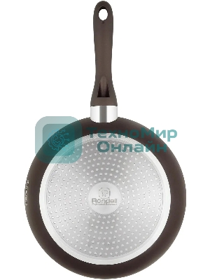 Сковорода Rondell Grillage RDA-1431, 28см, без крышки, коричневый