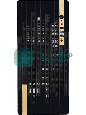 Компьютерный корпус Accord ACC-188R2 черный без БП ATX 4x120мм 1xUSB 2.0 1xUSB 3.0 1xUSB3.1 audio