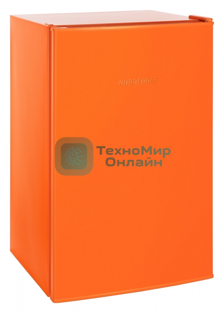 Холодильник Nordfrost NR 403 OR оранжевый однокамерный 100/11л морозилка сверху, ручная разморозка