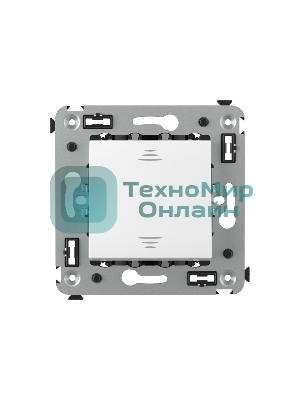 Выключатель одноклавишный DKC Avanti Белое облако