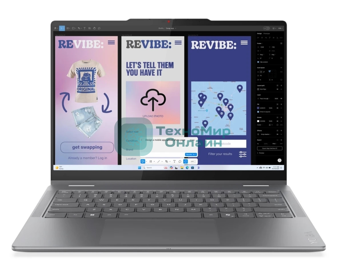 Ноутбук Lenovo Yoga 7 14ILL10 Core Ultra 7 256V 16Gb SSD512Gb Intel Arc 140V 14