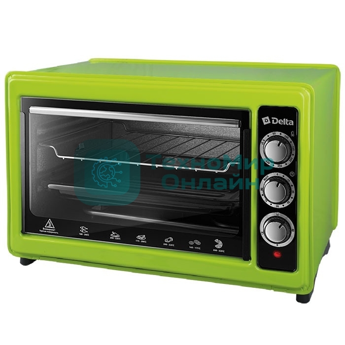 Мини-печь Delta D-0123 зеленый