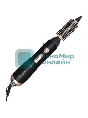 Фен-расческа Energy EN-845 черный/золотистый, 1000 Вт