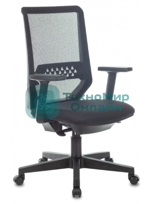 Кресло эргономичное Бюрократ MC-611N черный TW SQU BL сетка/ткань крестов. пластик