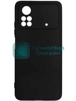 Чехол (клип-кейс) DF poCase-04, для Xiaomi Poco X4 Pro 5G, черный pocase-04 (black)