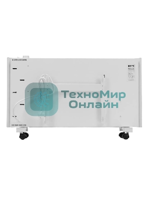 Конвектор электрический Denzel XCE-2000 белый, 2000 Вт, 25 м2, термостат