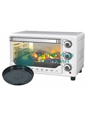 Мини-печь Sakura SA-7000WP 27л, духовка 1500Вт, механ.управление, белый