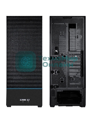 Компьютерный корпус MidiTower Lian Li SUP 01 черный RGb (ATX, без БП, ARGb, 2xUSB3.2 Type-A + USB3.2 Type-C) (G99.SUP01X.00)