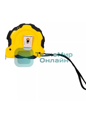 Рулетка Deli DL3799 10мx25мм, Автостоп, ударопрочный корпус, метрическая