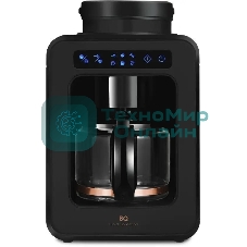 Кофеварка капельная BQ CM7000 Black-Rose Gold со встроенной кофемолкой, исп. кофе - молотый/зерновой, 0.6 л, 600 Вт.
