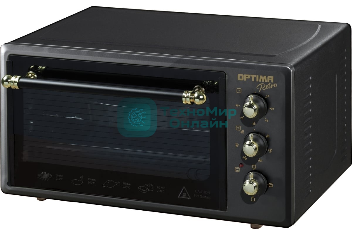 Мини-печь OPTIMA OF-48BLR черный