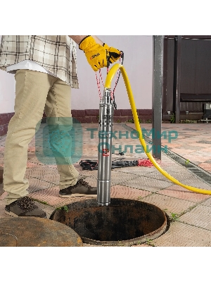 Скважинный насос Denzel DWS-3-75 винтовой, диаметр 3