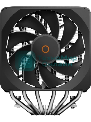 Кулер для процессора Ocypus Delta A62 EX BK Digital, 2x120мм ARGB FAN, Top Display Panel, 6 HEAT PIPES, 4-PIN PWM, 600-1800 RPM, 31DBA, HYDRO BEARING, LGA115X/1200/1700/18XX, AM4/AM5