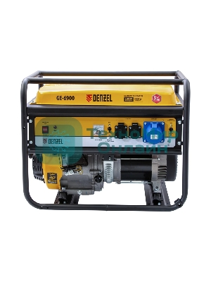Электрогенератор бензиновый Denzel GE 6900, 5.5 кВт, 97 дБ, 77 кг