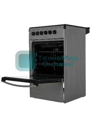 Плита электрическая Darina 1B EC 341 606 silver серебристый/черный, конфорок 4 шт, духовка 50 л, 50 см x 85 см x 56 см