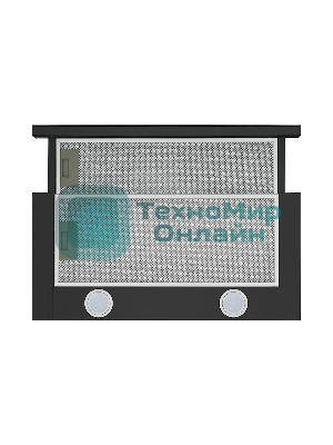 Вытяжка телескопическая HOMSair Flat 60 Glass черный, 60 см, 520 куб. м/ч, 45 дБ