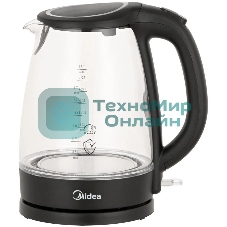 Чайник электрический Midea МК-8015, 2200 Вт, черный