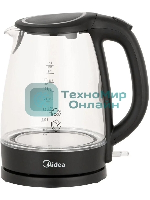 Чайник электрический Midea МК-8015, 2200 Вт, черный