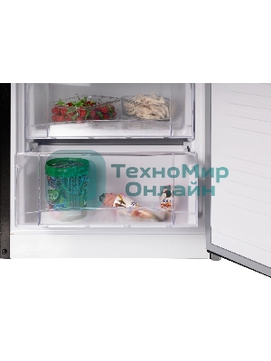 Холодильник Nordfrost NRB 131 B черный двухкамерный 170/100 л морозилка снизу, капельная система