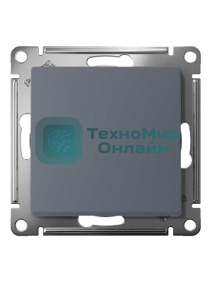 Кнопка нажимная сх.1, 10АХ, механизм SE AtlasDesign Грифель