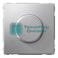 Светорегулятор поворотно-нажимной (диммер) ArtGallery LED RC 400 Вт механизм алюм. SE GAL000323