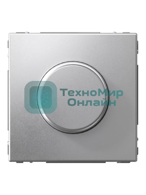 Светорегулятор поворотно-нажимной (диммер) ArtGallery LED RC 400 Вт механизм алюм. SE GAL000323