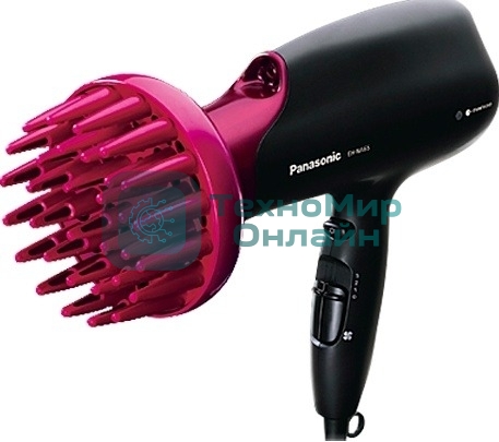 Фен Panasonic EH-NA65 черный/розовый, 2000 Вт, ионизация