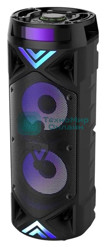 Минисистема Hyundai H-MC180 черный 80Вт/FM/USB/BT/SD/MMC