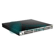 Коммутатор D-Link DGS-1210-52P/ME/B1A, 48×1 Гбит/с + 4×1 Гбит/с SFP, управляемый